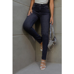  Calça jeans black skinny com barra a fio atacado feminina Revanche Lindoia 