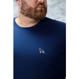 Camiseta Bordada Plus Size Atacado Masculina Revanche Medina Preto