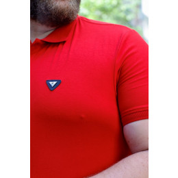 Camiseta Polo Com Plaquinha Plus Size Atacado Masculina Revanche Cornago Verde Musgo