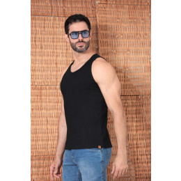 Camiseta Regata Rib Atacado Masculina Revanche Lommel Branco