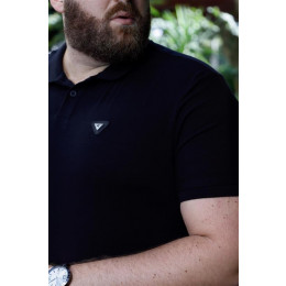 Camiseta Polo Com Plaquinha Plus Size Atacado Masculina Revanche Cornago Verde Musgo