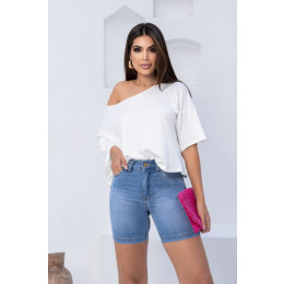 Blusa ampla texturizada atacado feminina Revanche Sevilha Pink