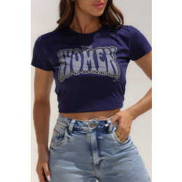 Camiseta Estampada Word Women Atacado Revanche Lagunillas Branco
