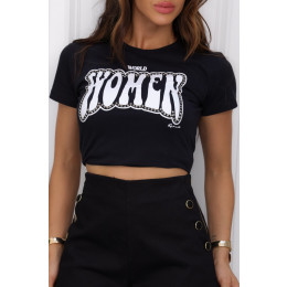 Camiseta Estampada Word Women Atacado Revanche Lagunillas Branco