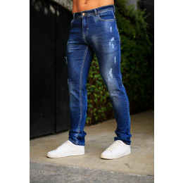 Calça Jeans Atacado Reta Masculina Revanche Valentin Azul