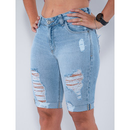 Bermuda Jeans Atacado Feminina Revanche Evariste Roupas Atacado