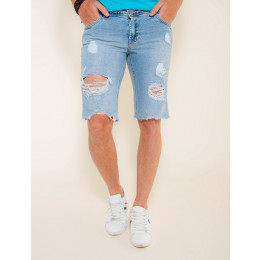 Bermuda Jeans Atacado Masculino Revanche Nova Deli Frente