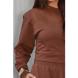 Blusa Moletom Manga Longa Gola Careca Atacado Feminina Revanche Fésulas Marfim