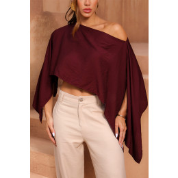 Blusa Ampla Manga Flutuante Atacado Feminina Revanche Alisca Preto