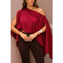 Blusa Ampla Manga Flutuante Atacado Feminina Revanche Laranda Verde