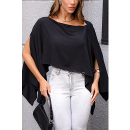 Blusa Ampla Manga Flutuante Atacado Feminina Revanche Laranda Verde