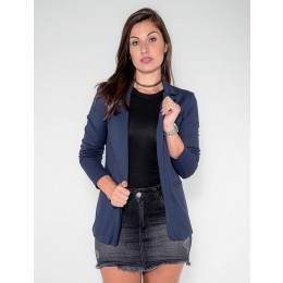 Blazer Atacado Feminino Revanche Monróvia Preto Frente