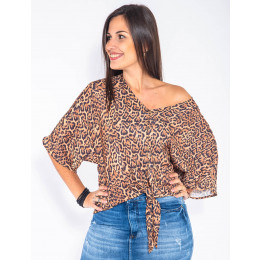 Blusa Atacado Estampada Revanche Onça Frente