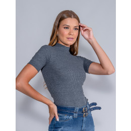 Blusa Atacado Feminina Revanche Delfina Preto Frente