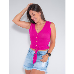 Blusa Atacado Feminina Revanche Madie Rosa Claro Frente