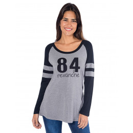 Blusa Atacado Feminino Revanche Quigali Mescla Frente