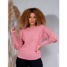 Blusa De Tricot Manga Bufante Atacado Feminina Revanche Delci Bandeira