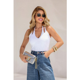 Blusa Alças Transpassadas Atacado Feminina Revanche Redueña Verde Bebê