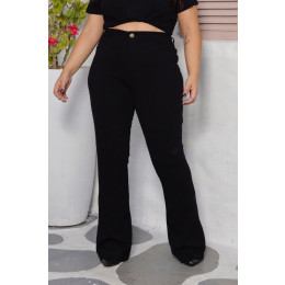 Calça Bandagem Flare Curvy Atacado Feminina Revanche Pombas