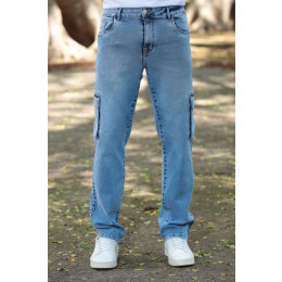 Calça Jeans Skater Jeans Bolso Cargo Atacado Masculina Revanche Quintero