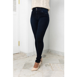 Calça Jeans Skinny Com Botão Duplo Atacado Feminina Revanche Ottawa