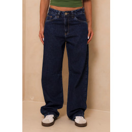 Calça Jeans Baggy Com Recortes Atacado Feminino Revanche Arelate