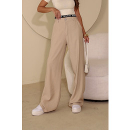 Calça Wide Alfaiataria Bolso Faca Atacado Feminina Revanche Hipona Vinho