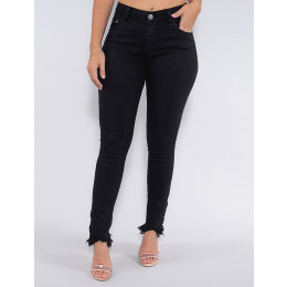 Calça Color Atacado Cigarrete Feminina Revanche Leona Branco Frente