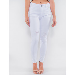 Calça Color Atacado Cigarrete Feminina Revanche Paramaribo Preto Frente