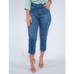 Calça jeans hot sale pescador feminina