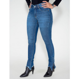 Calça Jeans Atacado Cigarrete Feminina Revanche Aalase Frente