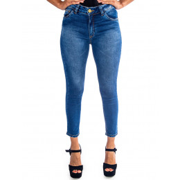 Calça Jeans Atacado Cropped Feminino Revanche Adilene Frente