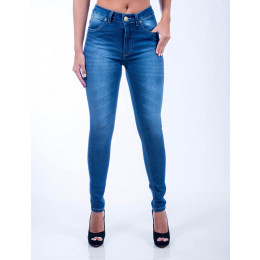 Calça Jeans Atacado Skinny Básica Feminina Revanche Tunisia Frente