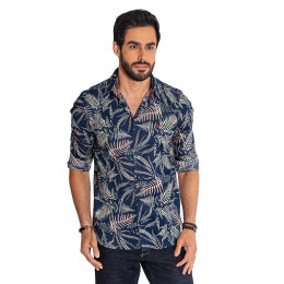 Camisa Atacado Floral Masculina Revanche Havai Frente