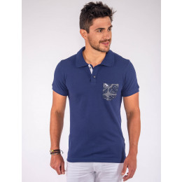 Camisa Polo Atacado Bolso Estampado Masculina Revanche Dodoma frente