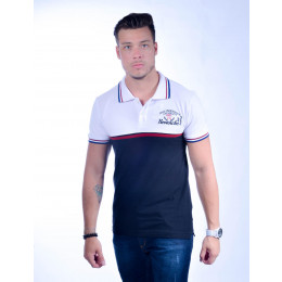 Camisa Polo Atacado com Bordado Masculino Revanche Polonia Branca Frente