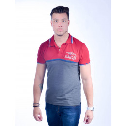 Camisa Polo Atacado com Bordado Masculino Revanche Polonia Azul Marinho Frente