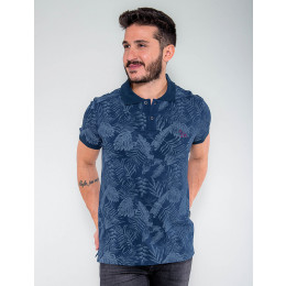 Camisa Polo Atacado Estampada Masculina Revanche Jamaica Preto Frente