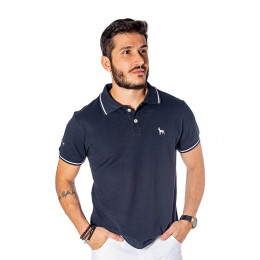 Camisa Polo Atacado Masculina Bordado Dog Revanche Rennes Roxo Frente