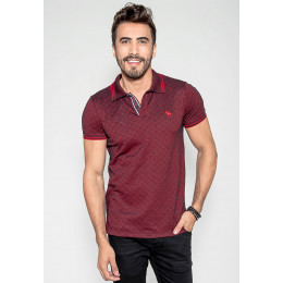 Camisa Polo Atacado Masculino revanche São José Vermelho Frente