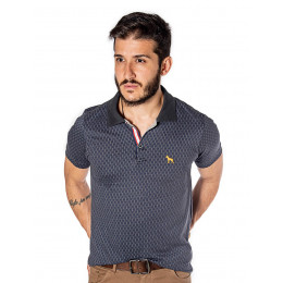 Camisa Polo Atacado Microestampa Masculina Revanche Boston Bordo Frente