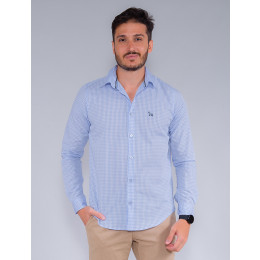 Camisa Xadrez Atacado Manga Longa Masculina Revanche Matheus Rosa Frente