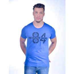 Camiseta Atacado Bordada Masculina Revanche O. Denim 84 Vermelha Frente