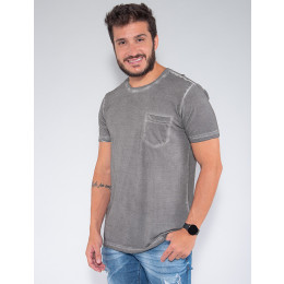 Camiseta Atacado c/ Bolso Masculina Revanche Lituânia Vermelho Frente