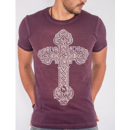 Camiseta Atacado Estampa Silk Masculina Revanche Cross Frente 