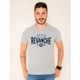 Camiseta Atacado Estampada Masculina Revanche Jacksonville Mescla Frente