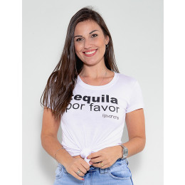 Camiseta Atacado Feminina Revanche Tequila Vermelho Frente