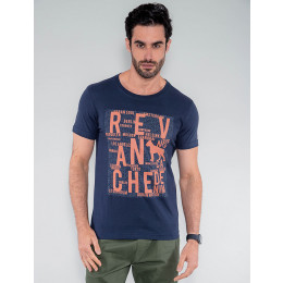 Camiseta Atacado Masculina Revanche Lesoto Mescla Frente