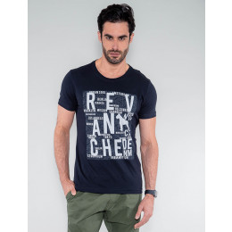 Camiseta Atacado Masculina Revanche Lesoto Mescla Frente