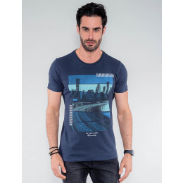 Camiseta Atacado Masculina Revanche Tailândia Mescla Frente